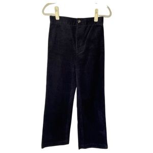 & Other Stories Blue Corduroy Crop Wide Leg Pants